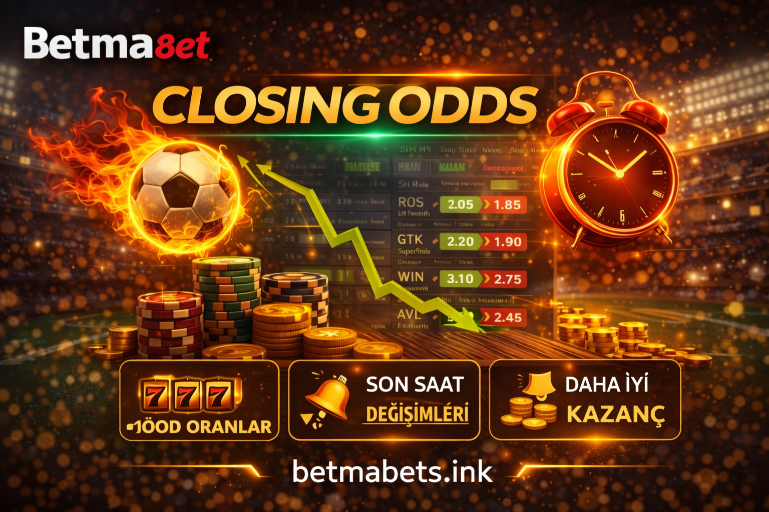 Betmabet Closing Odds Nedir ve Bahis Stratejisindeki Önemi
